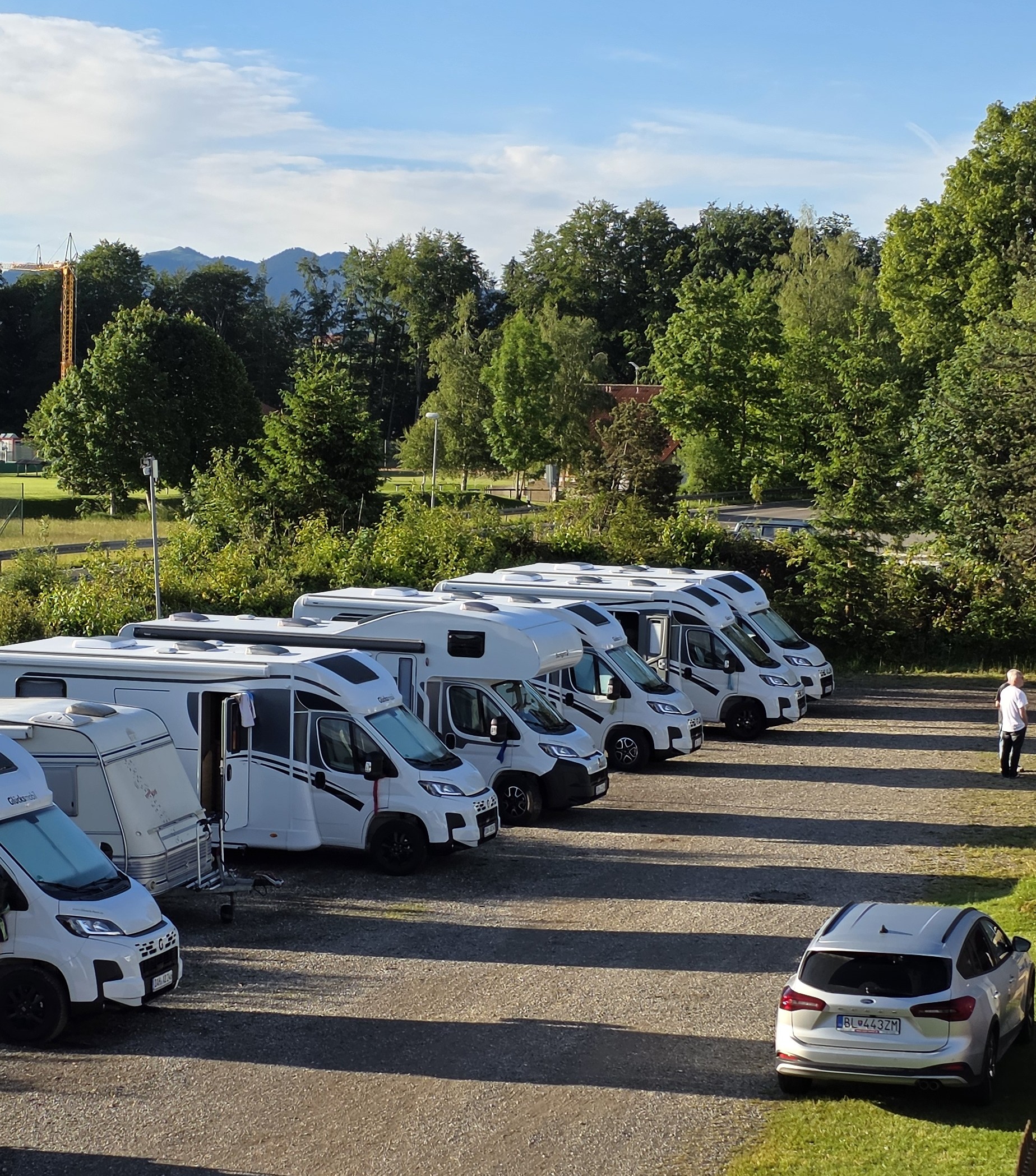Wohnmobilstellplatz am Wohnmobilhafen