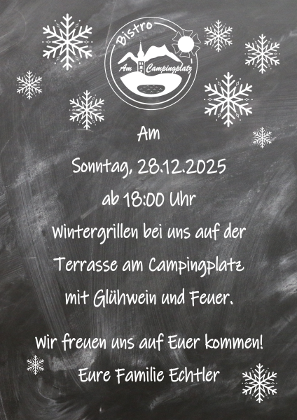 Terrassengrillen-Wertbung