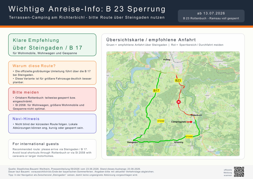 Umleitung_Anreise_Campingplatz_A4