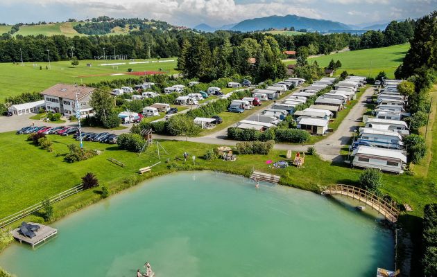 camping rottenbuch Luftaufnahme
