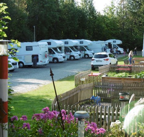 Stellplätze für Caravans 